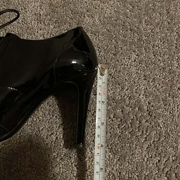 Chanel black patent leather booties - Picture 5 of 5